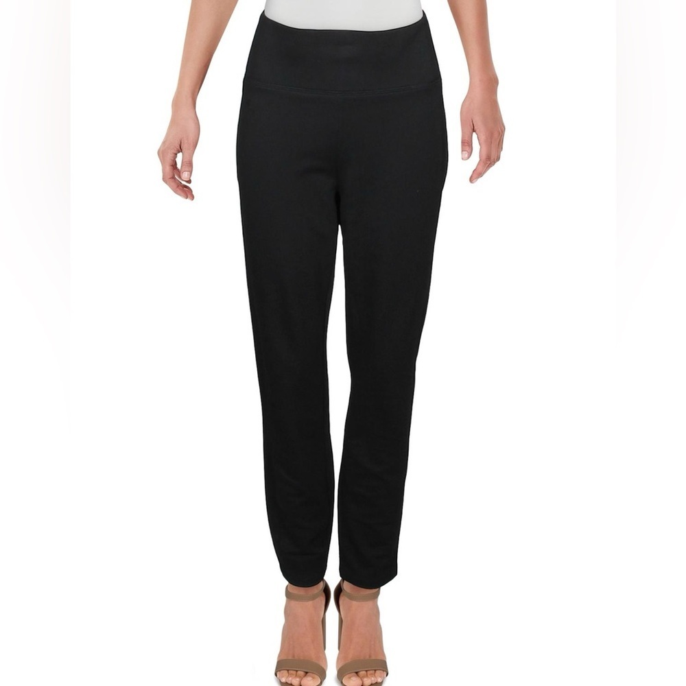 Ralph Lauren charcoal, Straight Leg Women's Pull on Pants. Petite large. Lu
